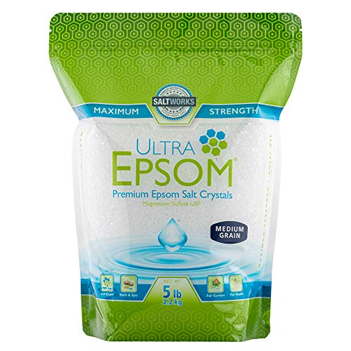 Ultra Epsom Bath Salt, Unscented, 5 lb Bag