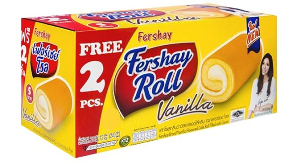 Fershay Vanilla Cream Cake Rolls, 14-Pack, 8.32 OZ