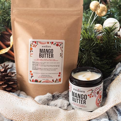 Natural Mango Butter for Skin & Hair ? 8 oz Jar - Image 7