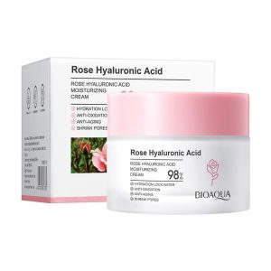 Rose Hyaluronic Acid Moisturizer Cream for Hydration & Firming