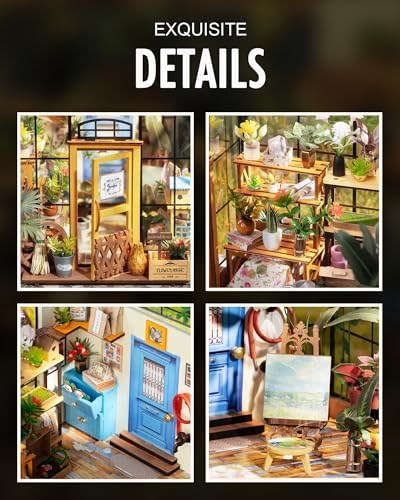 Cathy?s Greenhouse Miniature DIY House Kit for Adults - Image 8