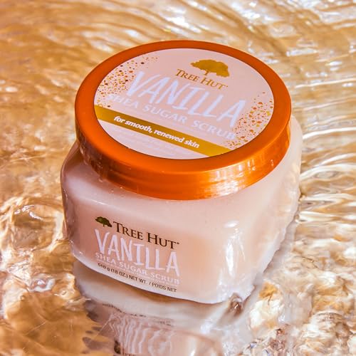 Tree Hut Vanilla Shea Sugar Body Scrub, 18 oz - Image 4
