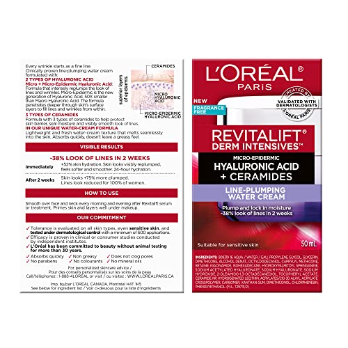 L?Oreal Revitalift Micro-Hyaluronic Acid Ceramides Water Cream - Image 6