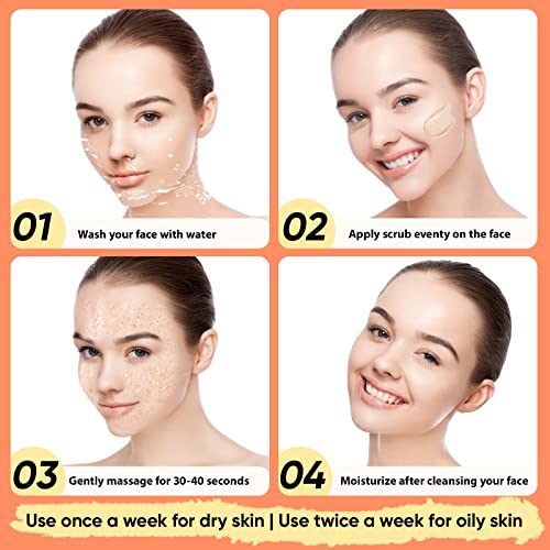 Vitamin C & Retinol Exfoliating Face Scrub 3.5oz - Image 6