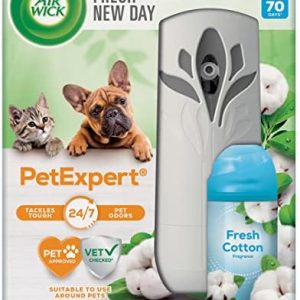Air Wick Automatic Spray Kit, Pet Fresh Cotton, Essential Oils