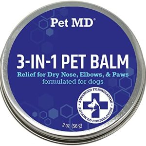 Pet MD 3-in-1 Dog Paw Balm ? 2 oz Moisturizer