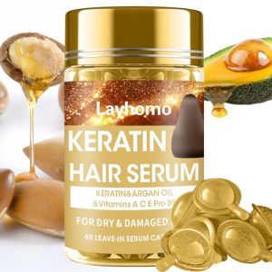 Keratin Hair Treatment Oil Capsules for All Hair Types