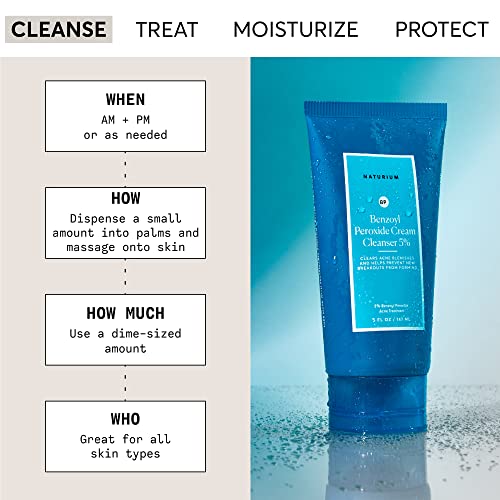 Naturium 5% Benzoyl Peroxide Face Cleanser, 5 oz - Image 2