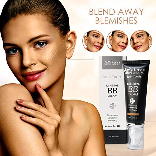 Bellaterra Mineral Foundation BB Cream Medium Tan 105, 1.69oz - Image 6