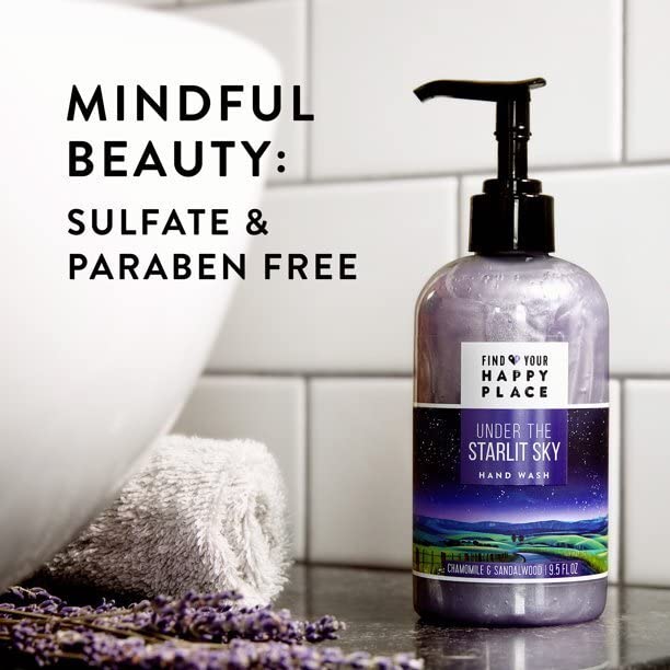 Happy Place Gel Hand Wash, Chamomile & Sandalwood, 9.5 oz - Image 4