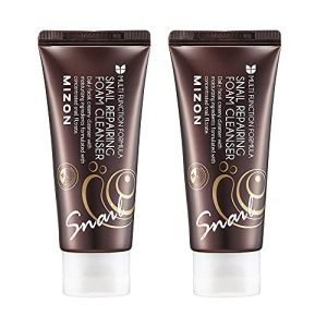 MIZON Snail Foam Cleanser Moisturizing Face Wash 2 Pack 150ml Each