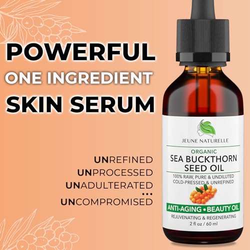 Jeune Naturelle Organic Sea Buckthorn Oil, 100% Pure, Travel Size - Image 2