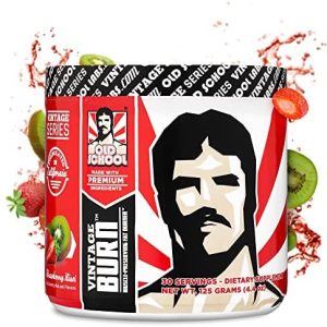 Vintage Burn Fat Burner Powder ? Strawberry Kiwi, 30 Servings