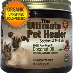 Organic Virgin Coconut Oil for Dogs & Cats ? 16 oz