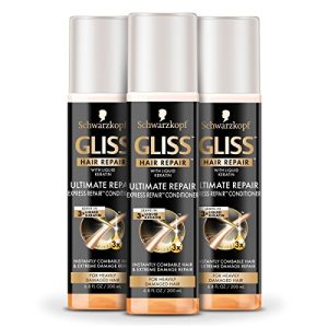 GLISS Leave-In Conditioner, Ultimate Repair, 6.8 oz (3-Pack)