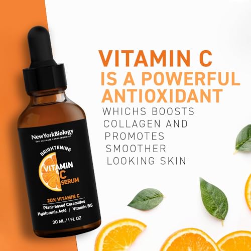 New York Biology Vitamin C Serum with Hyaluronic Acid, 1 Fl oz - Image 5