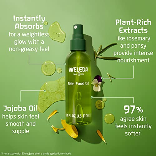 Weleda Skin Food Ultra-Light Dry Oil, 3.4 oz, Plant-Rich - Image 6