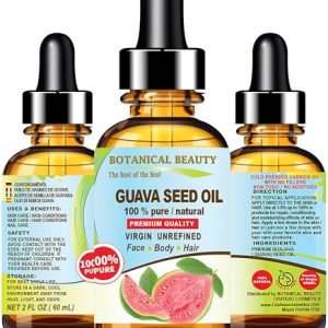 Guava Seed Oil 100% Pure Cold Pressed 2 Fl. Oz