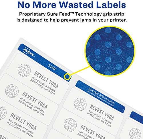 Avery 1-2/3? Round Printable White Labels, 600 Pack - Image 3
