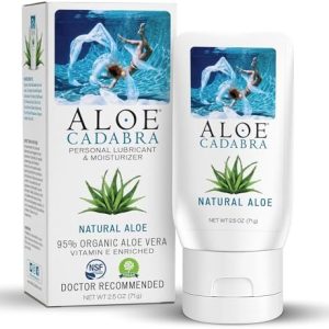 Aloe Cadabra Organic Water-Based Lubricant, 2.5 oz, Unscented