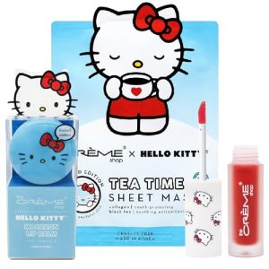 Hello Kitty Beauty Bundle: Lip Balm, Lip Oil, Face Mask