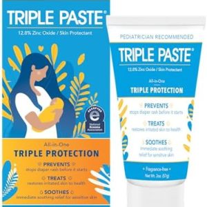 Triple Paste Diaper Rash Cream, 2 oz, Zinc Oxide Formula