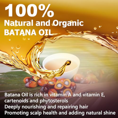 Pure Organic Batana Oil for Enhanced Hair Growth and Thickness 100ml Bottle - Image 2