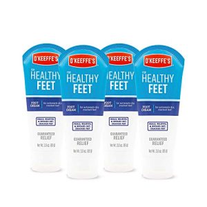O?Keeffe?s Healthy Feet Foot Cream 4-Pack, 3 oz