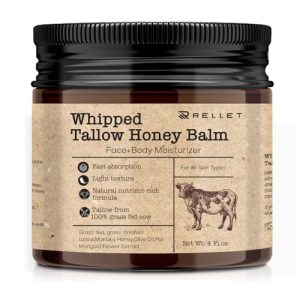Organic Beef Tallow & Honey Skin Balm 4oz