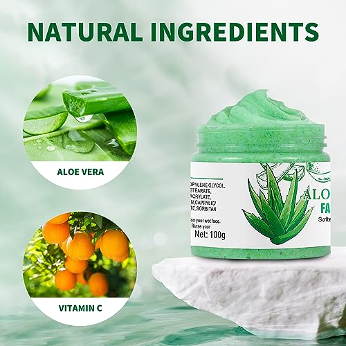 Aloe Vera Facial Scrub for Exfoliation and Acne - Image 6