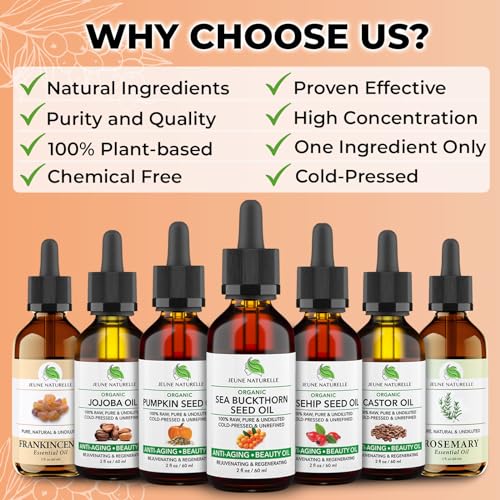Jeune Naturelle Organic Sea Buckthorn Oil, 100% Pure, Travel Size - Image 6