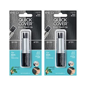RED by Kiss Root Touch Up Stick 2PCS Dark Brown