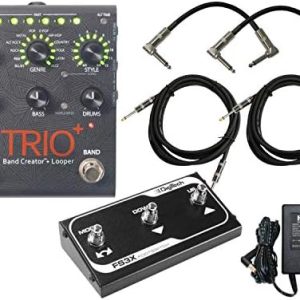 DigiTech Trio+ Band Creator, Looper, FS3X Footswitch & Cables