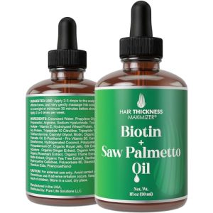 Vegan Hair Growth Serum with Biotin & Saw Palmetto