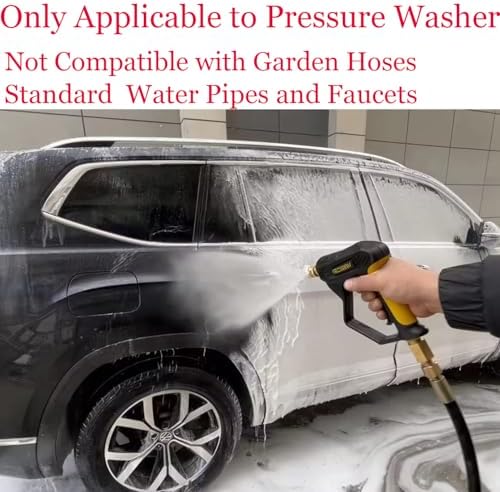 GDHXW X-887 Pressure Washer Gun with Foam Cannon & Nozzles - Image 5