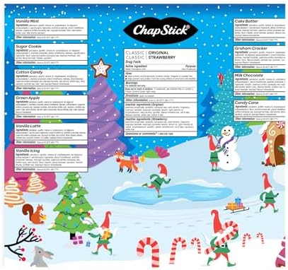 ChapStick Holiday Advent Calendar Lip Balm Set ? 0.15 Oz - Image 2