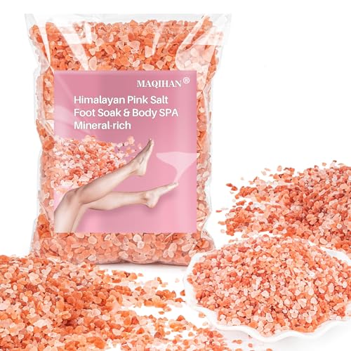 MAQIHAN 14.5 Oz Pink Himalayan Bath Salt Soak