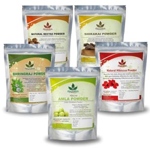 Hair Care Powders: Amla, Reetha, Shikakai, Bhringraj, Hibiscus (50g each)