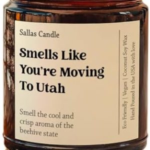 Utah Soy Wax Candle ? Eco-Friendly Gift for Movers