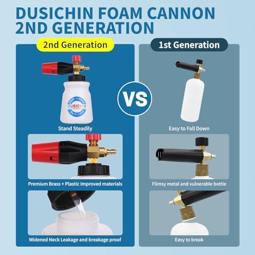 DUSICHIN Foam Cannon 3000 PSI with 7 Nozzle Tips - Image 5