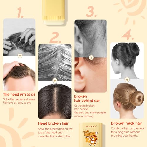 2-in-1 Baby Hair Wax Stick with Comb, Moisturizing & Portable - Image 6