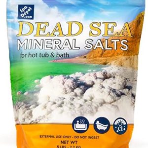 Dead Sea Mineral Salts for Hot Tub & Bath 5 lbs