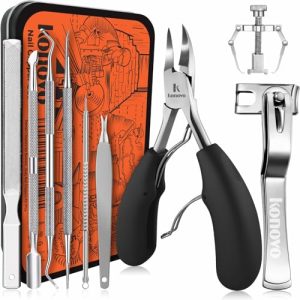 Konovo 9-Pc Ingrown Toenail Tool Kit for Adults