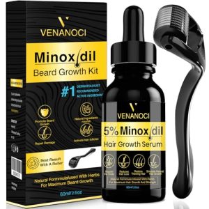 Men's 5% Minoxidil Hair Growth Oil 60ml for Scalp and Beard Nourishment
