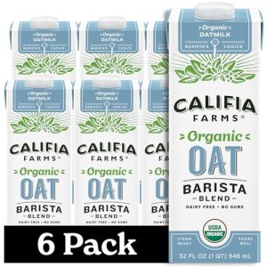 Califia Farms Organic Oat Barista Blend, 32 oz, 6-Pack