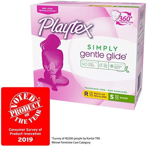 Playtex Simply Gentle Glide Ultra Absorbency Tampons 36ct - Image 3