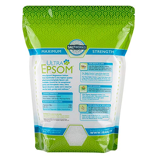 Ultra Epsom Bath Salt, Unscented, 5 lb Bag - Image 2