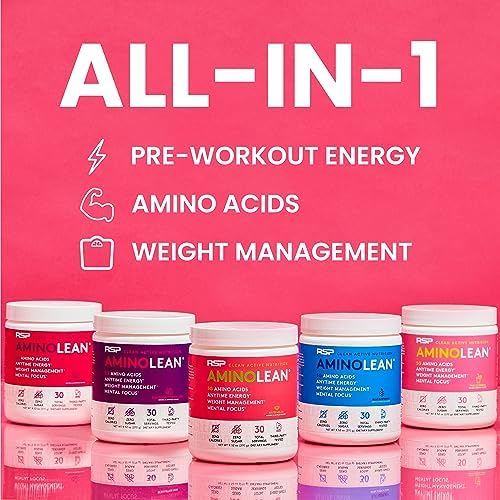 Vegan AminoLean Pink Lemonade Pre Workout Powder 30 Servings - Image 4