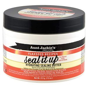Aunt Jackie's 7.5 Oz Flaxseed Hydrating Sealing Butter for Intense Moisture