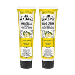 J.R. Watkins Lemon Cream Hand Cream, 2 Pack, 3.3oz